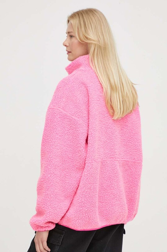Îmbrăcăminte American Vintage hanorac fleece HOK16CE24 roz