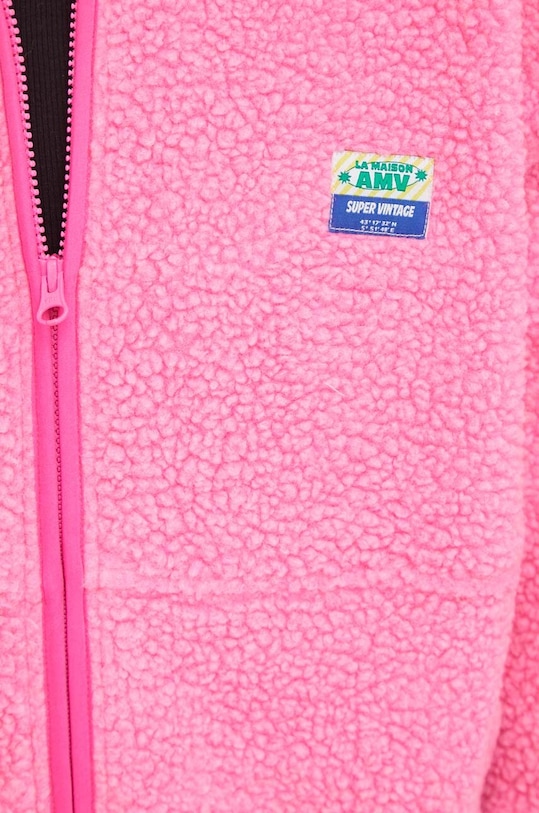 Φλις μπουφάν American Vintage VESTE ML HOK16CE24 ροζ
