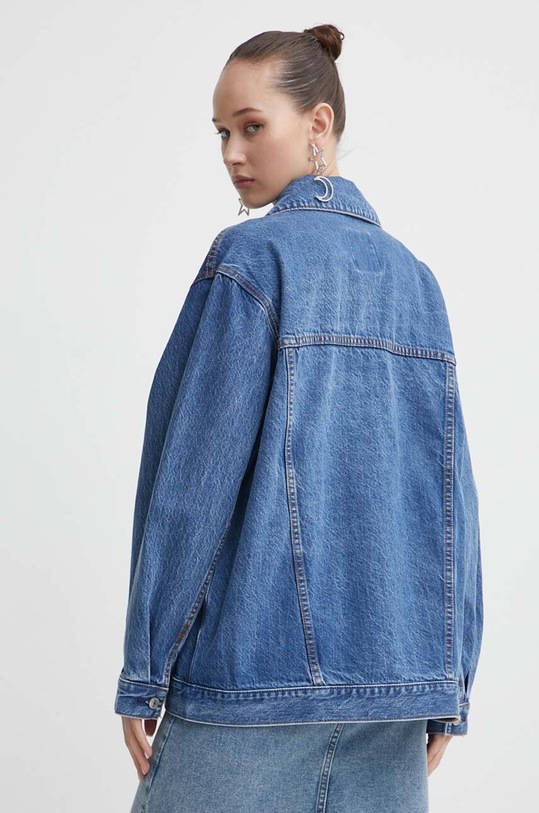 Îmbrăcăminte Abercrombie & Fitch geacă din denim KI144.3326.211 albastru