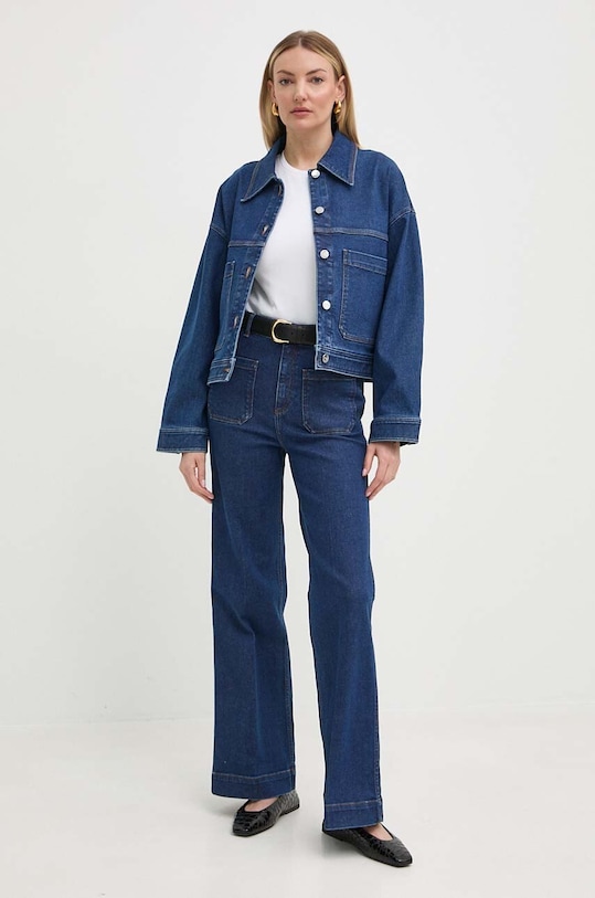 Ivy Oak geacă din denim IO119094 bleumarin SS24
