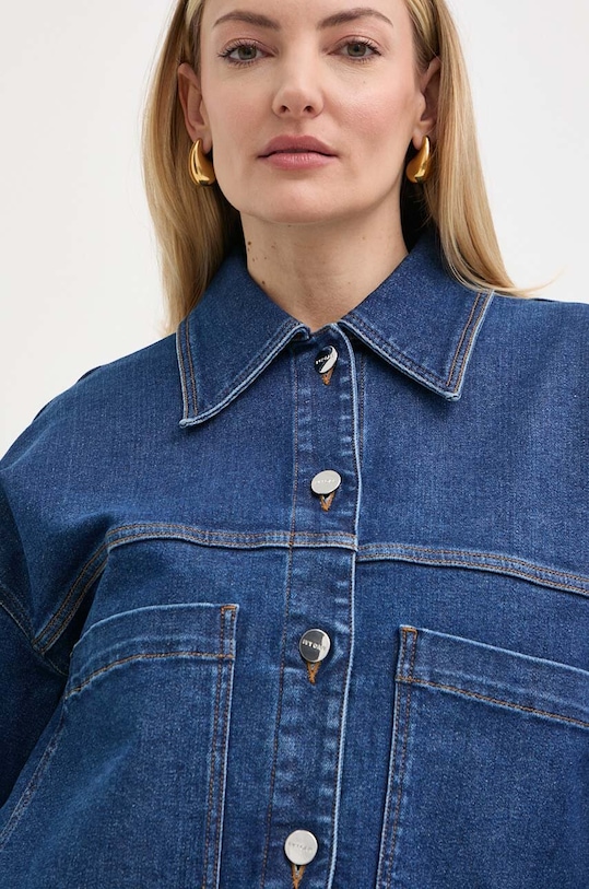 Ivy Oak geacă din denim IO119094 bleumarin