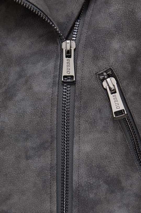 Δερμάτινο μπουφάν Guess W4GL19.WG0Z0 γκρί