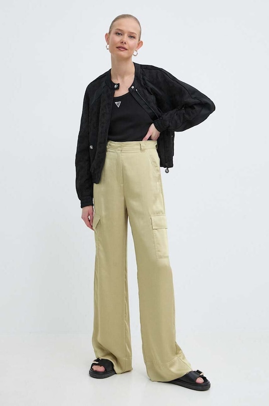 Guess giacca bomber BELLA W4GL03.WG440 nero SS24