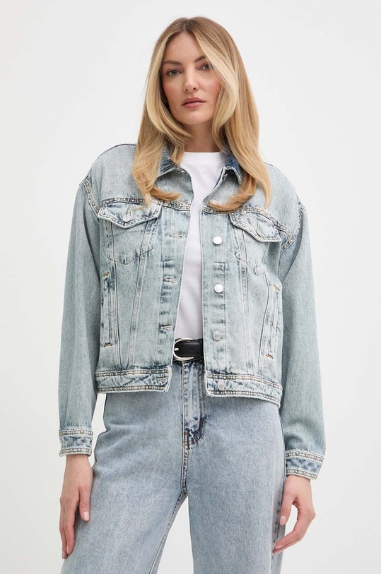 Oblečení Džínová bunda Guess CLARA W4GN91.D4VII modrá