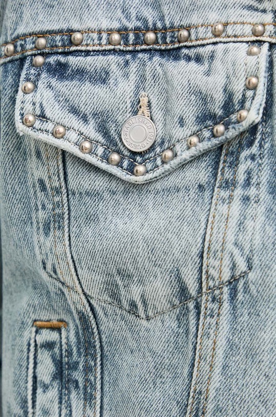 Džínová bunda Guess CLARA W4GN91.D4VII modrá