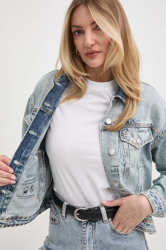 Džínová bunda Guess CLARA W4GN91.D4VII