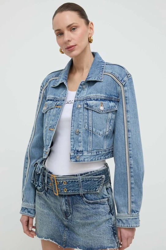 Miss Sixty geacă din denim necaptusit albastru 6L1WJ2230000