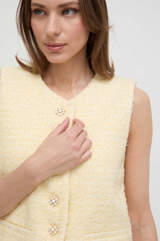 Vesta s prímesou vlny Miss Sixty bez kapucne žltá 6L1MJ2340000