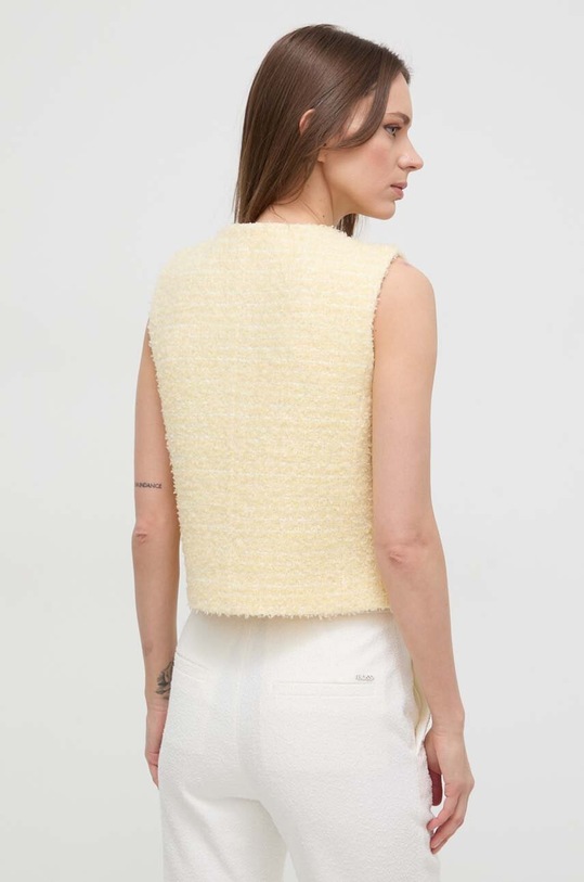 Oblečenie Vesta s prímesou vlny Miss Sixty 6L1MJ2340000 žltá