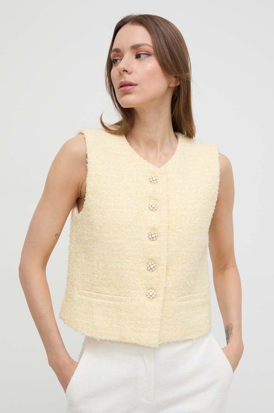 Vesta s prímesou vlny Miss Sixty žltá 6L1MJ2340000