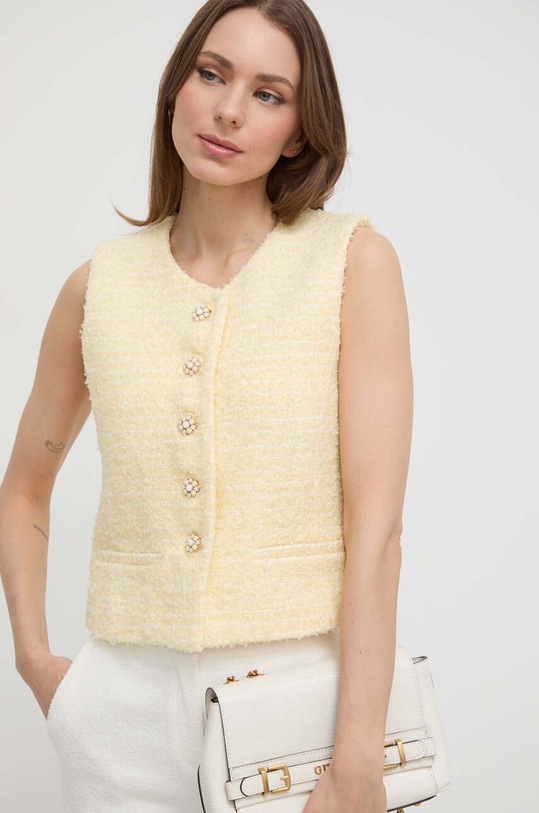 Vesta s prímesou vlny Miss Sixty 6L1MJ2340000 žltá