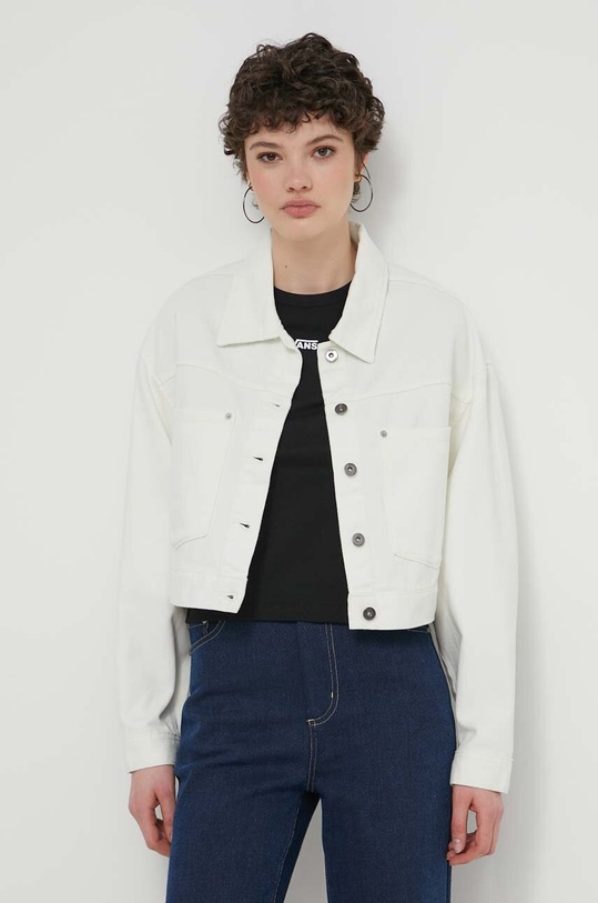 Vans kurtka jeansowa beżowy VN000G8SFS81