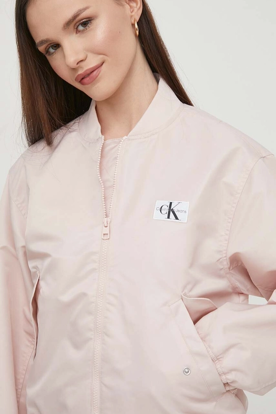 Calvin Klein Jeans kurtka bomber różowy J20J223034