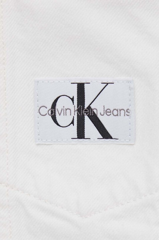 Calvin Klein Jeans kurtka jeansowa J20J223430 beżowy
