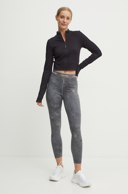 Calvin Klein Performance bluza treningowa 00GWS4J406 czarny SS25