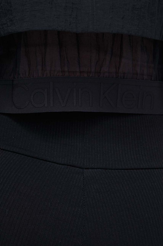 Tréningová bunda Calvin Klein Performance čierna 00GWS4O516