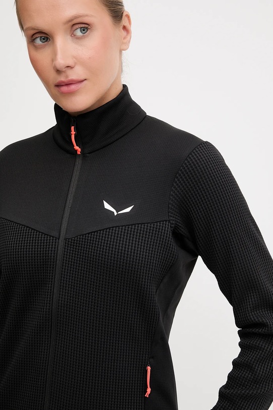 Sportovní mikina Salewa Puez Waffle Hybrid černá 00.0000028860