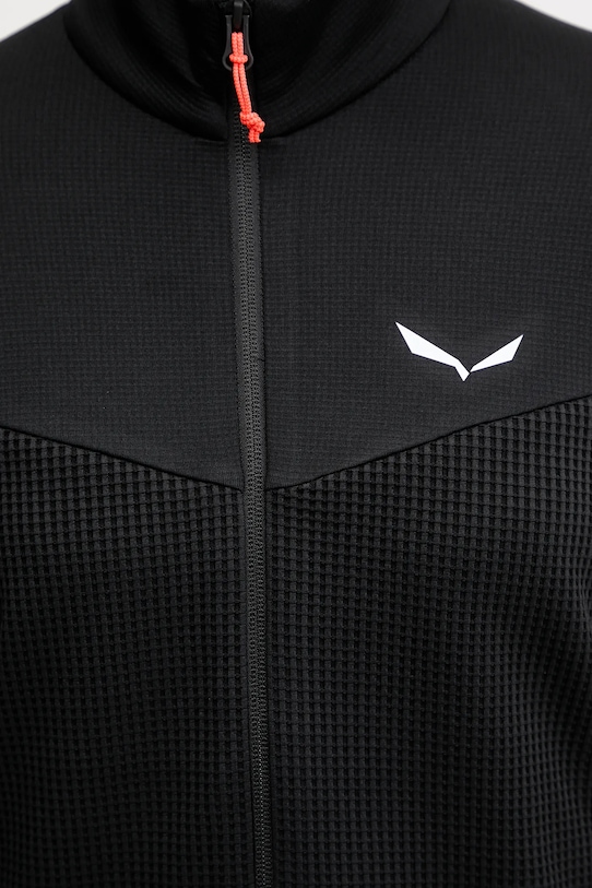 Sportovní mikina Salewa Puez Waffle Hybrid 00.0000028860 černá