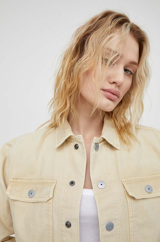 Rifľová bunda G-Star béžová D24349.D491