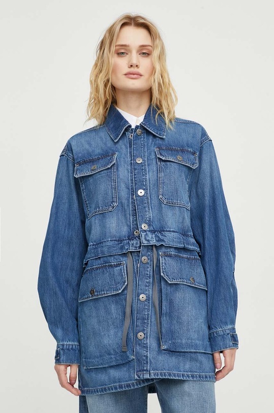 G-Star kurtka jeansowa niebieski D24346.D536