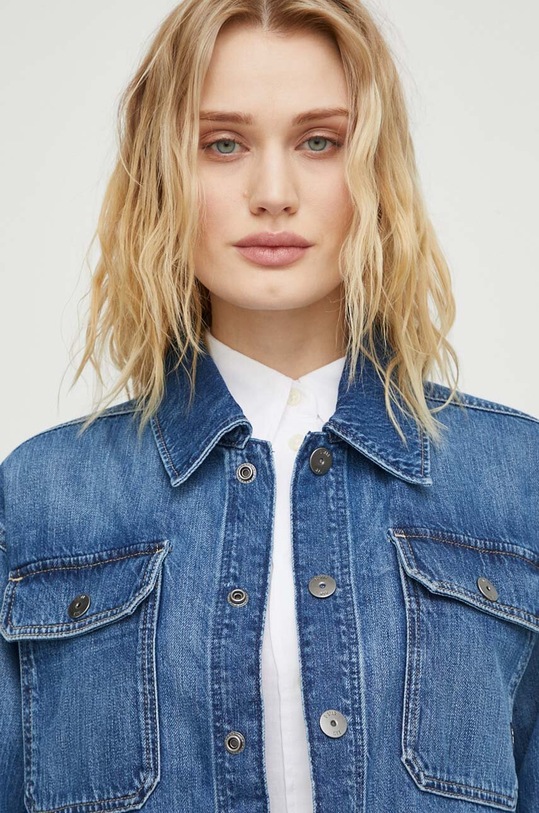 G-Star kurtka jeansowa D24346.D536 niebieski