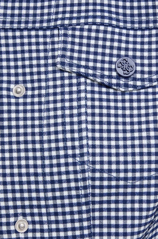 Πουκάμισο μπουφάν Guess W4GL15.WG492 σκούρο μπλε