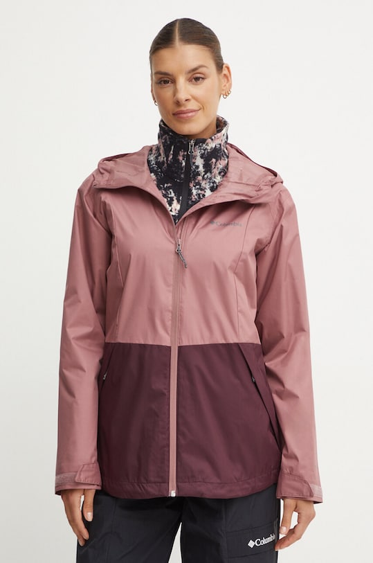 Куртка outdoor Columbia Inner Limits III з капюшоном фіолетовий 2071433
