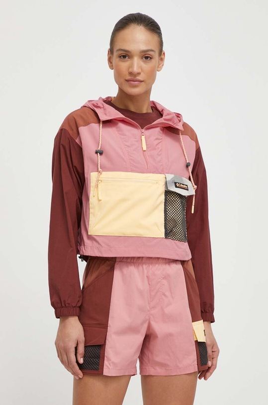 Куртка Columbia Painted Peak с капюшоном розовый 2072211
