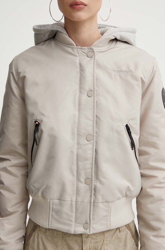 Superdry kurtka bomber W5011654A.7MO szary
