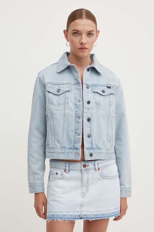 Superdry geacă din denim albastru W5011678A.6ZA