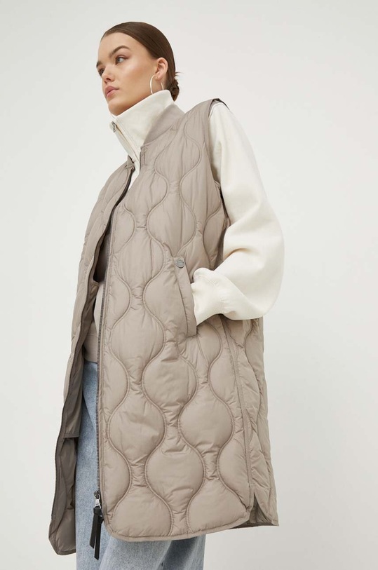 Superdry bezrękawnik bez kaptura beżowy W5011659A.1PC