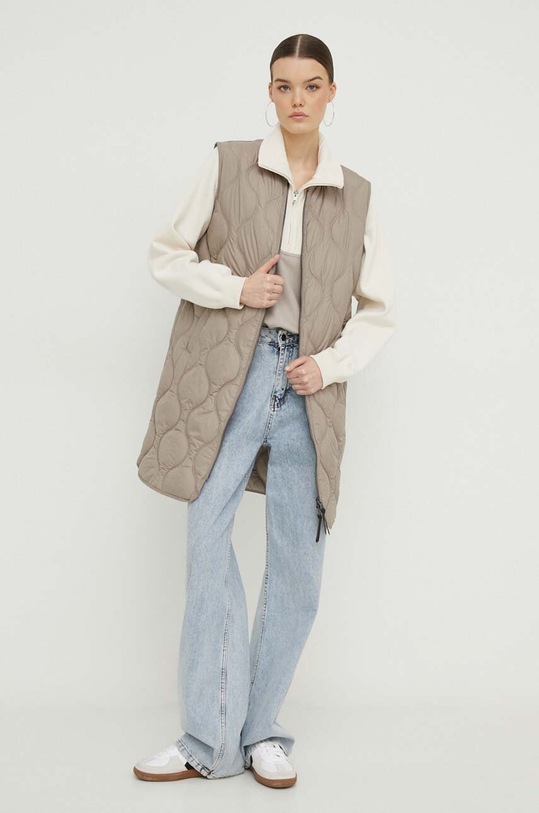 Superdry bezrękawnik W5011659A.1PC beżowy SS24