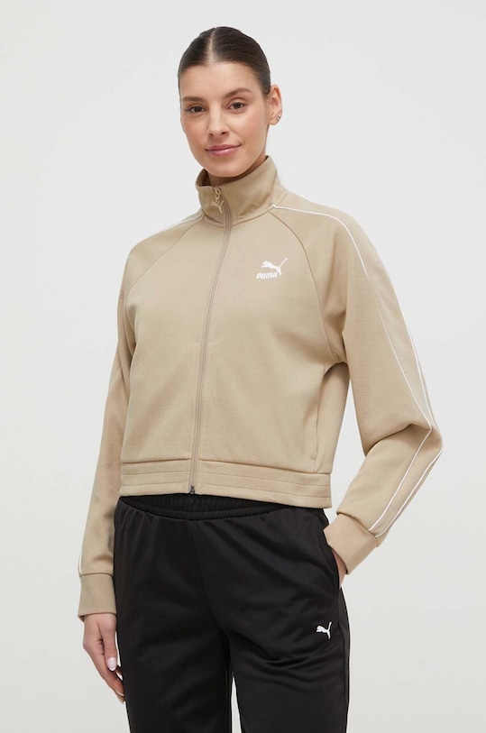 Μπλούζα Puma T7 Track Jacket T7 χωρίς κουκούλα μπεζ 624211