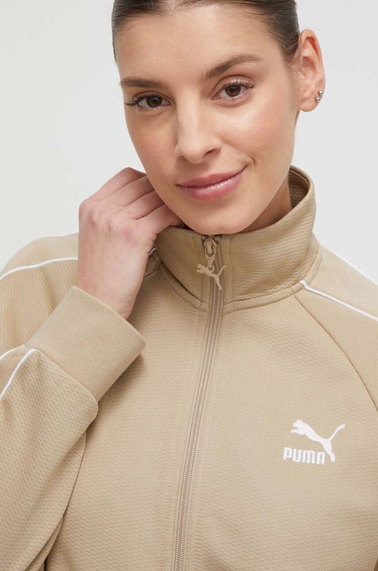 Μπλούζα Puma T7 Track Jacket T7 624211 μπεζ SS24