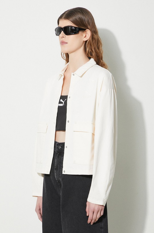 Puma denim jacket beige 623697