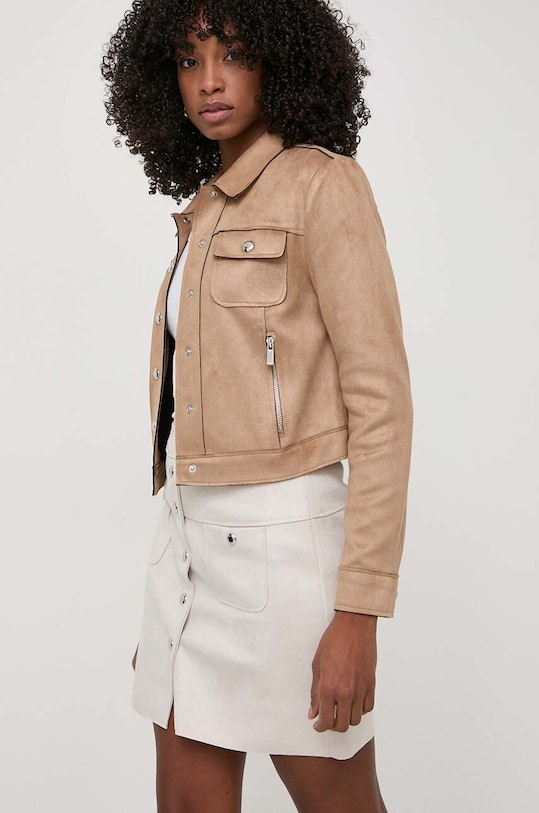 Morgan kurtka GRAMI nieocieplane beżowy GRAMI.CHAMOIS