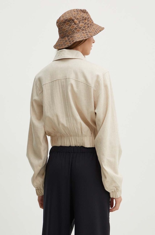 Odzież Hollister Co. kurtka lniana KI344.4025.401 beżowy