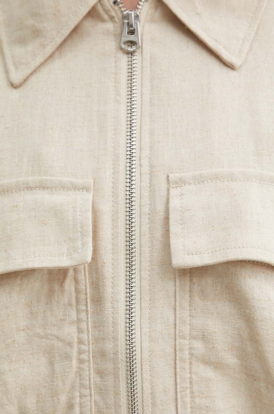 Hollister Co. kurtka lniana KI344.4025.401 beżowy