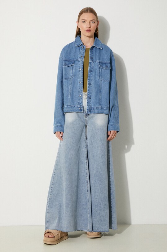 Джинсова куртка adidas Originals x Ksenia Schneider IS1742 блакитний SS24