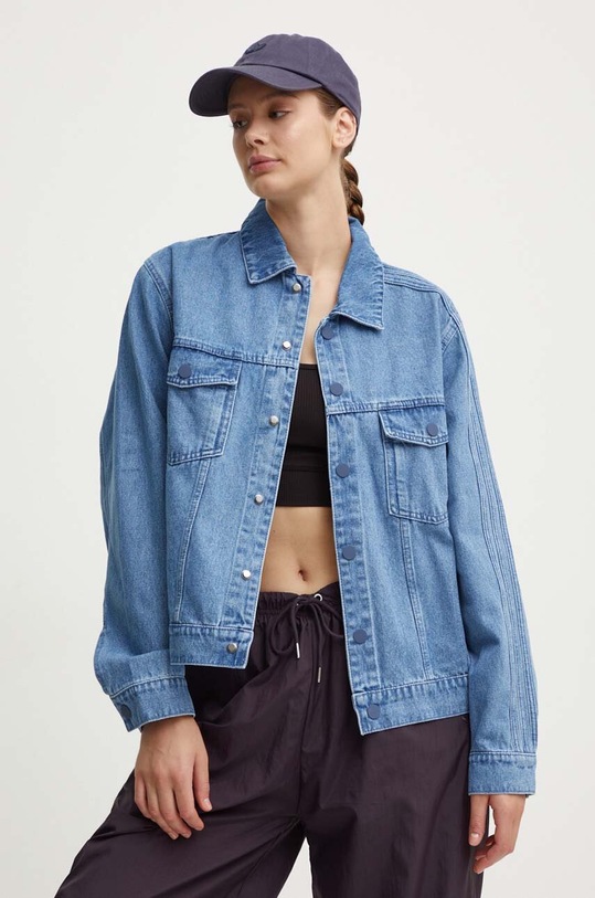 Oblečení Džínová bunda adidas Originals x Ksenia Schneider IS1742 modrá
