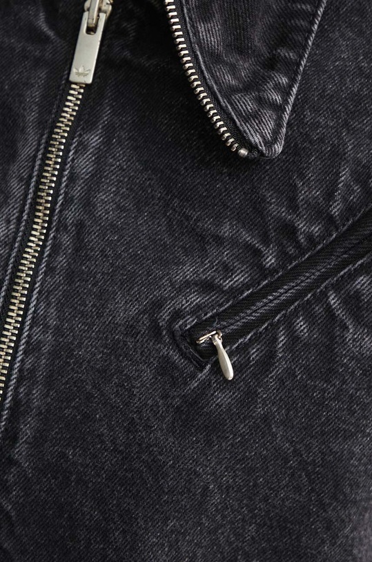 Τζιν μπουφάν adidas Originals IT7263 μαύρο