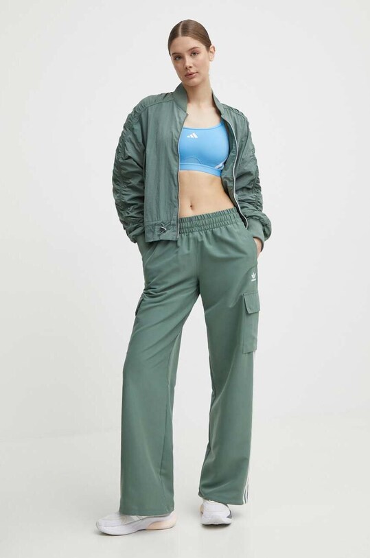 Μπουφάν adidas Originals IY3421 πράσινο SS24