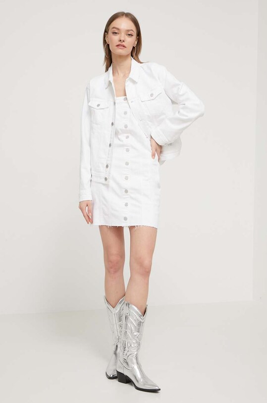 Tommy Jeans kurtka jeansowa DW0DW17658 beżowy SS24