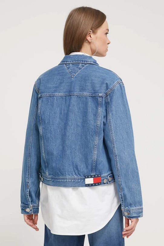 Îmbrăcăminte Tommy Jeans geacă din denim DW0DW17663 albastru