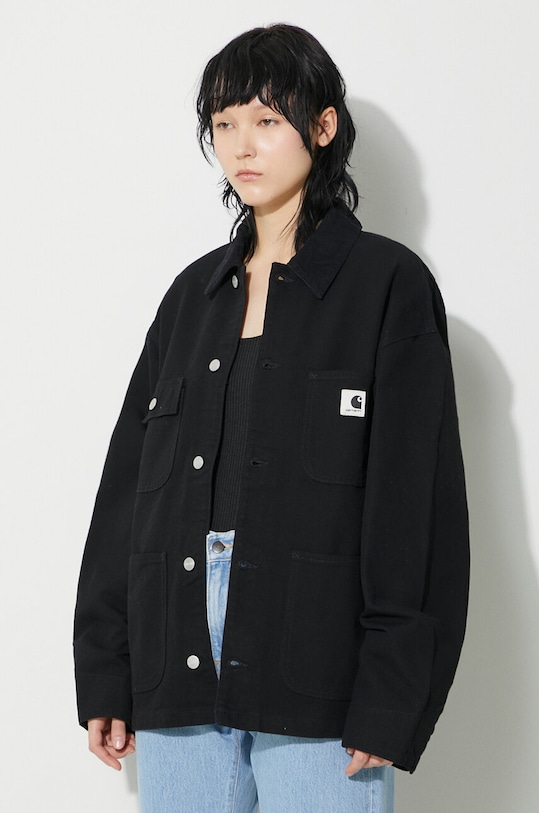 Carhartt WIP giacca di jeans OG Michigan Coat nero I031570.0