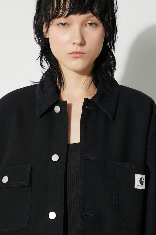 Carhartt WIP giacca di jeans OG Michigan Coat I031570.0 nero