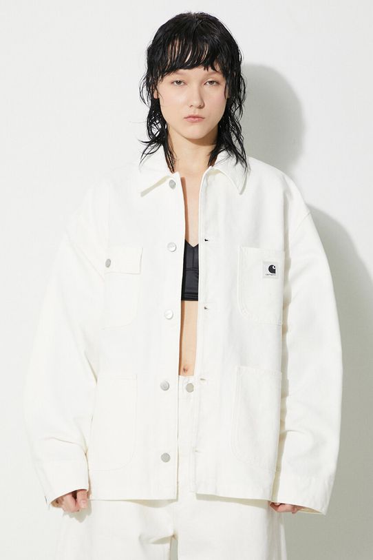 Τζιν μπουφάν Carhartt WIP OG Michigan Coat χωρίς μόνωση μπεζ I031570.0DJ02