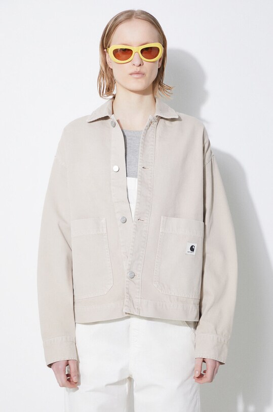 Джинсова куртка Carhartt WIP Garrison Jacket бежевий I033349.1YC4J