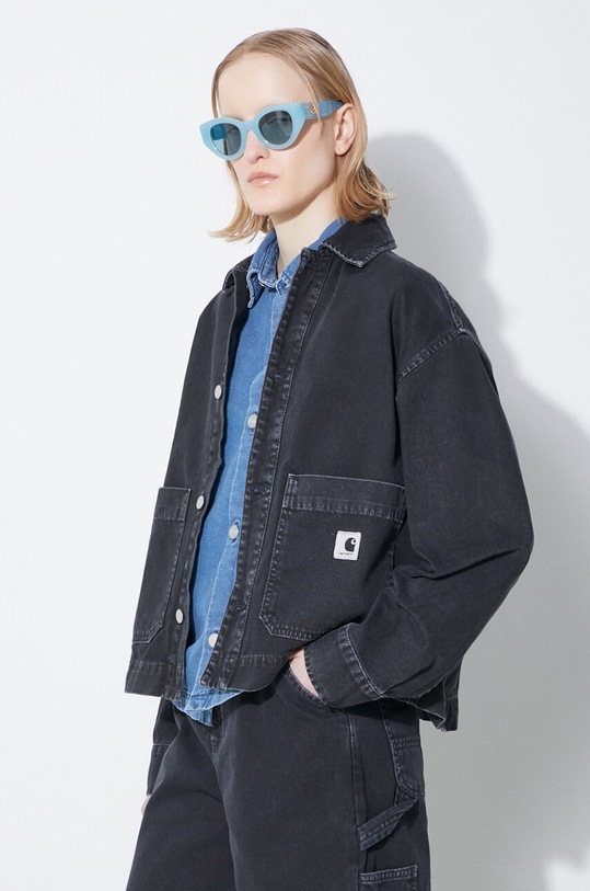 Carhartt WIP denim jacket Garrison Jacket black I033349.894J