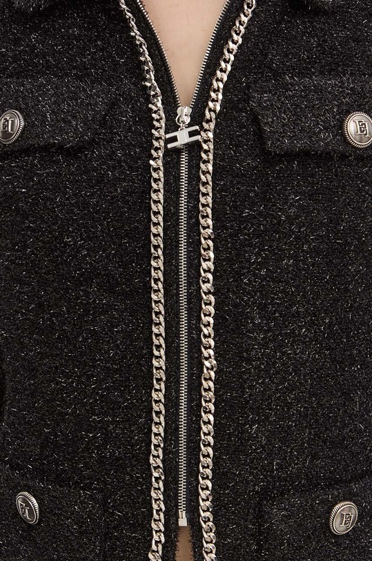 Elisabetta Franchi rövid kabát GI07542E2 fekete